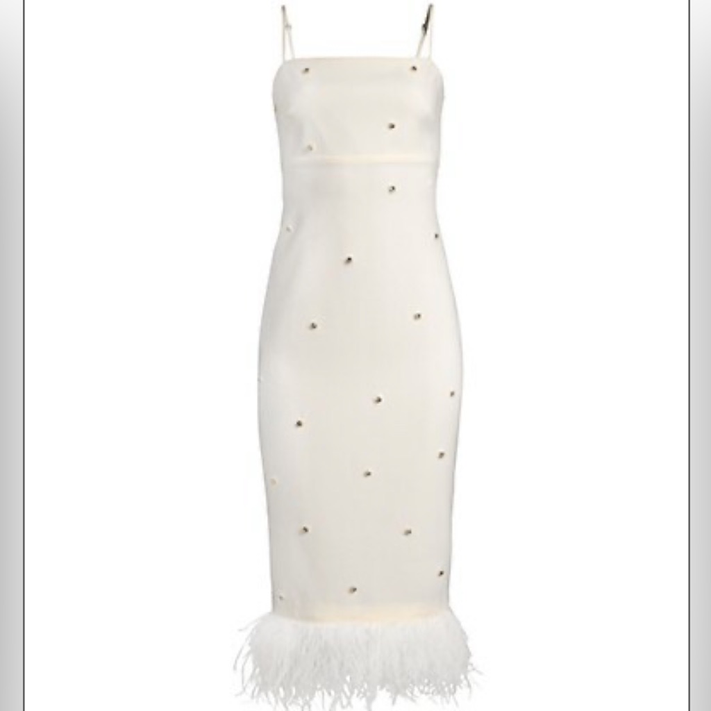 Likely Electra Feathered Dress